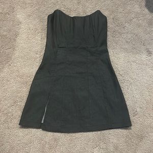 White Fox Strapless Corset Dress. Size S.